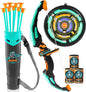 Kids Bow and Arrow Set, LED Light Up Archery Toy Set with 9 Suction Cup Arrows, Target & Arrow Case, Indoor and Outdoor Hunting Play Gift Toys for Kids, Boys & Girls Ages 6-12