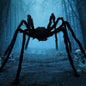 6.5ft Halloween Spider Outdoor Decorations, Scary Giant Large Spider Props for Halloween Outside Decor, Indoor Party Supplies and Yard Lawn Decoration, Black