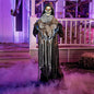 67" Halloween Decorations Outdoor Life Size Animatronics Grim Reaper with Chain, Sound-Actived Party Decor with Creepy Sound, Scary Haunted House Props for Garden Yard Lawn